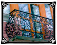 кованые ограждения для балконов